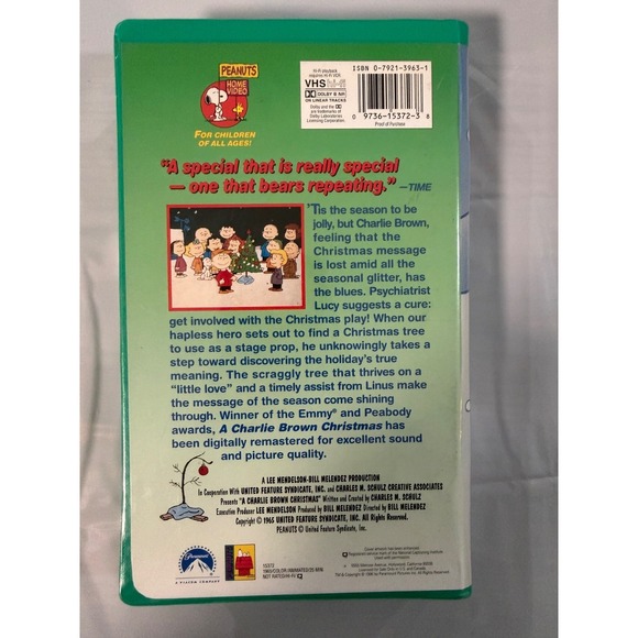 a charlie brown christmas vhs - Picture 2 of 3